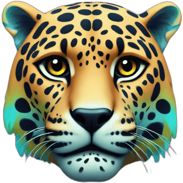 psychedelic jaguar emoji