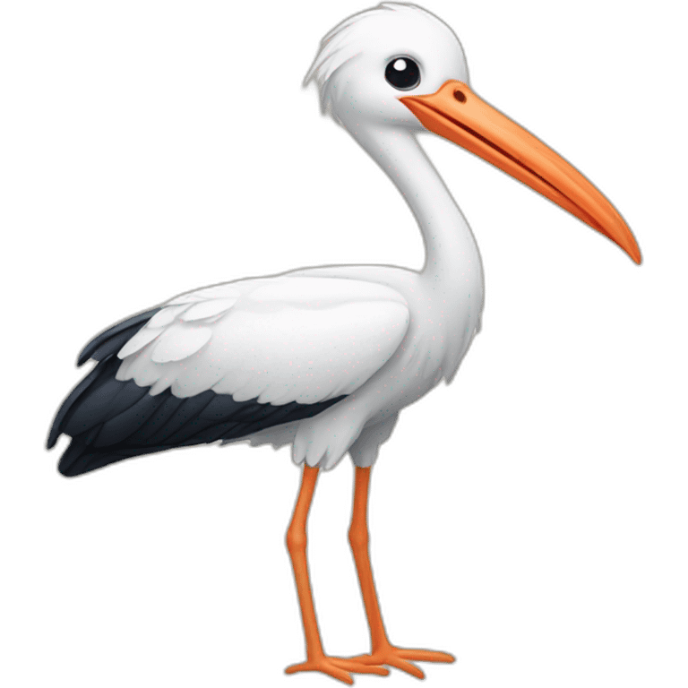 Stork emoji