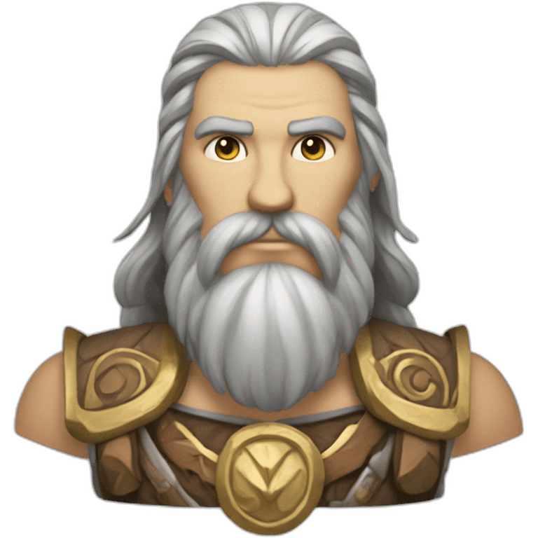 Mímir or Mim is a figure in Norse mythology, renowned for his knowledge and wisdom (god of war) emoji