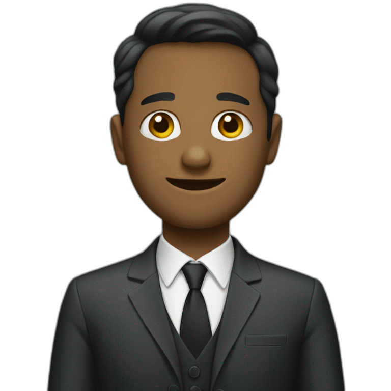 Person in suit emoji