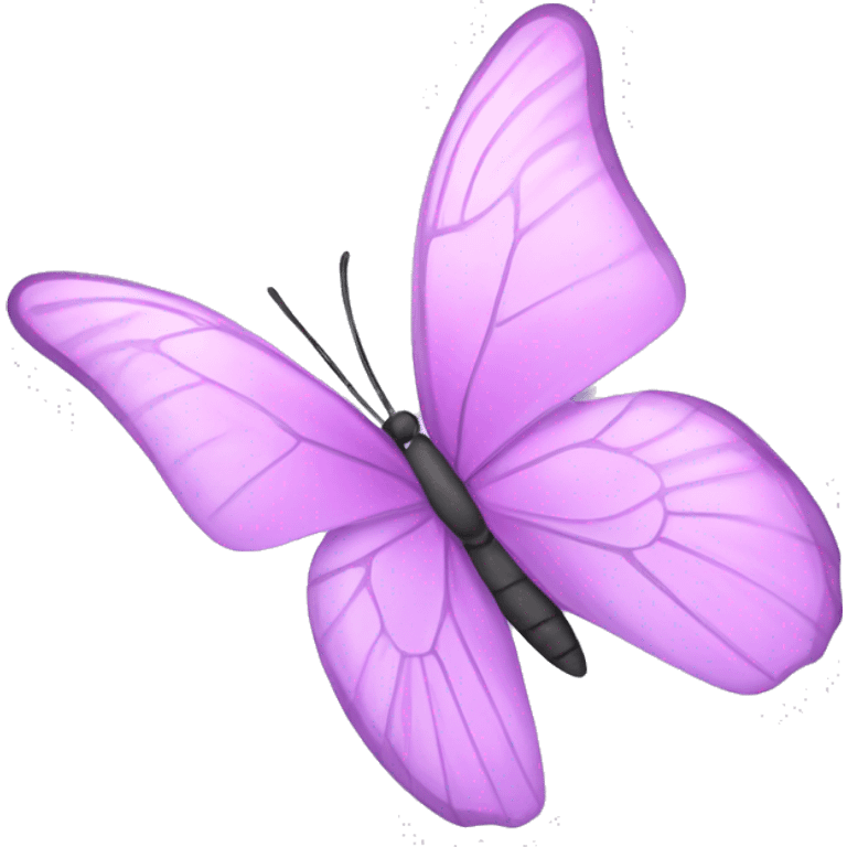 Pink lilac Butterfly emoji