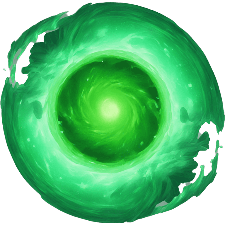 green portal vortex emoji