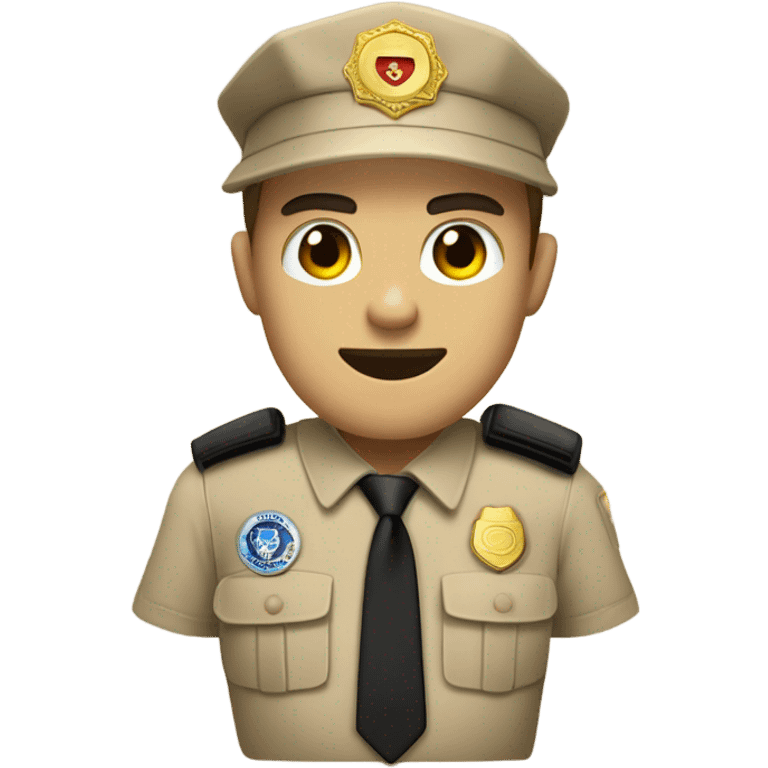 Security beige emoji