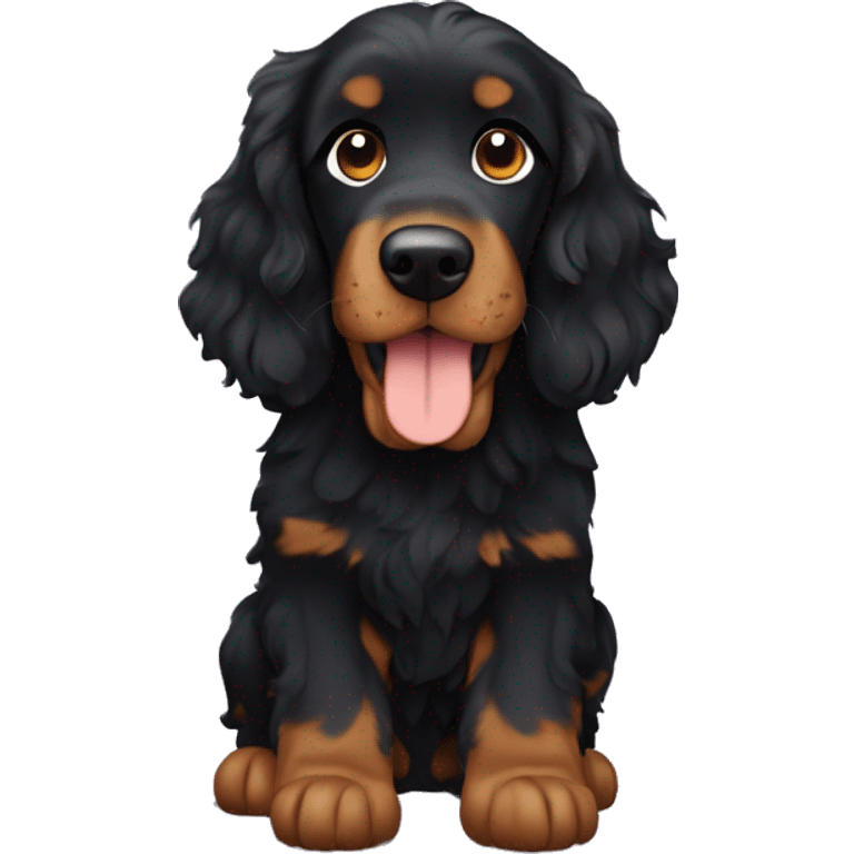 Gordon setter Bernedoodle  emoji