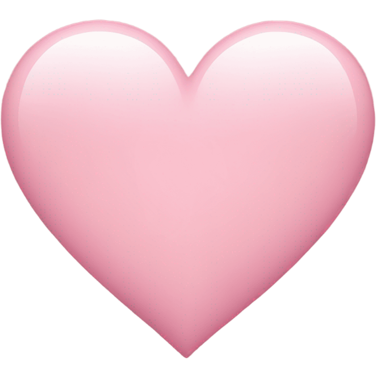 light pink heart emoji