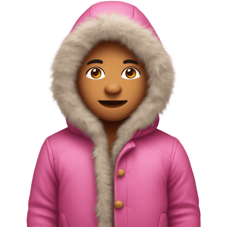 Pink eskimo emoji