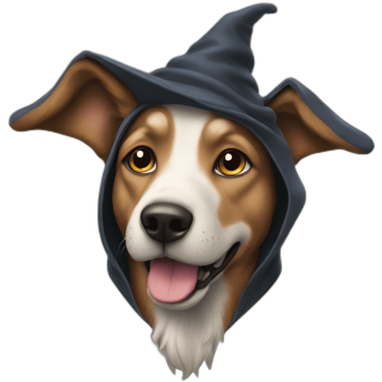 Chien sorcier emoji