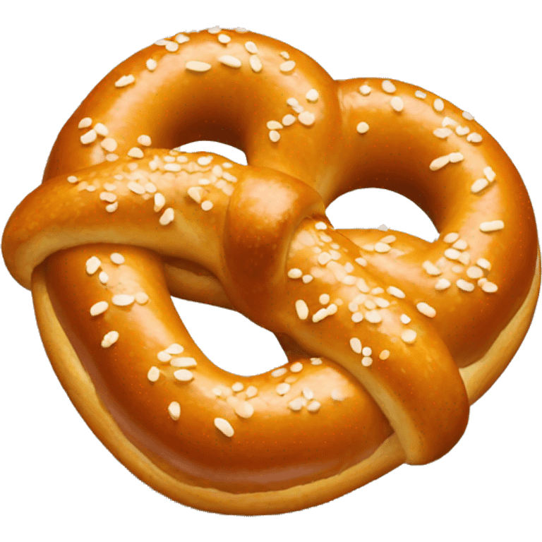 pretzel isometric emoji