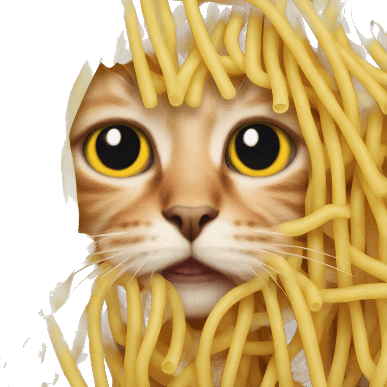 Spaghetti cat emoji