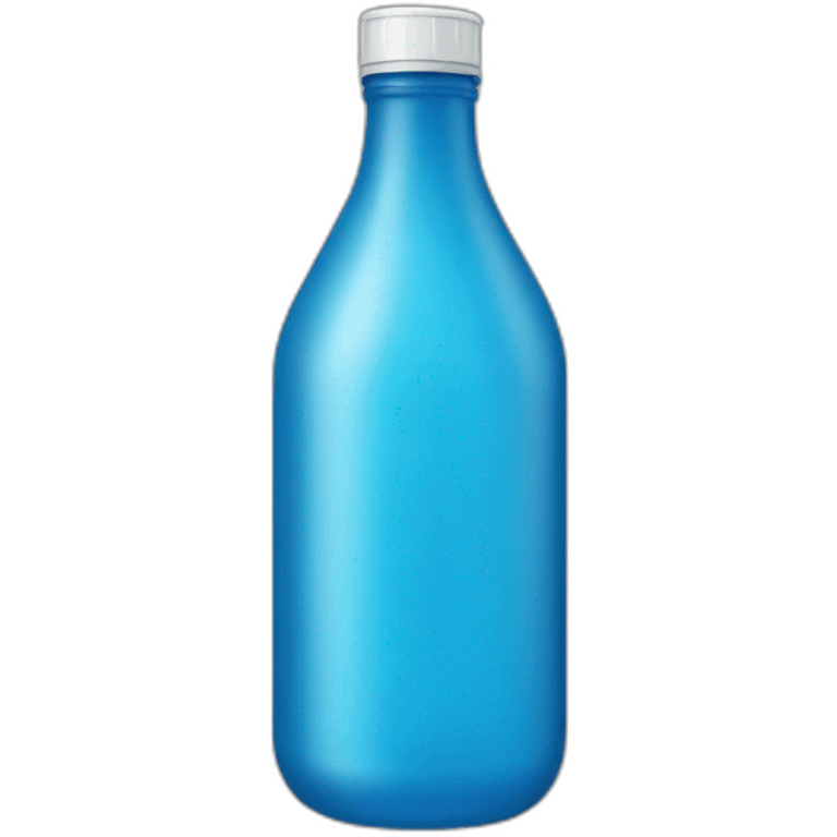 blue alchool bottle emoji