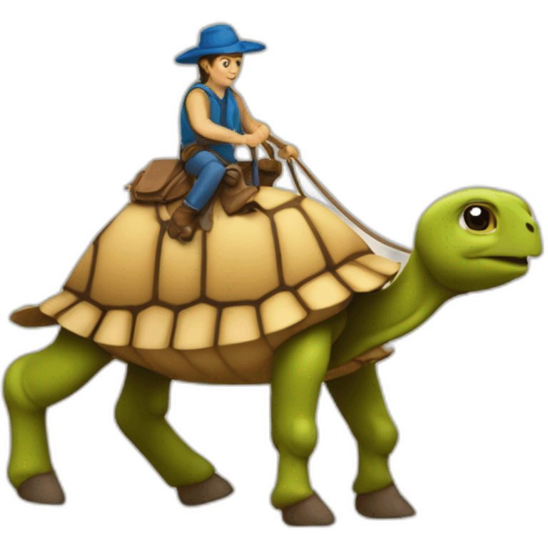 Une Tortue sur un chameau emoji