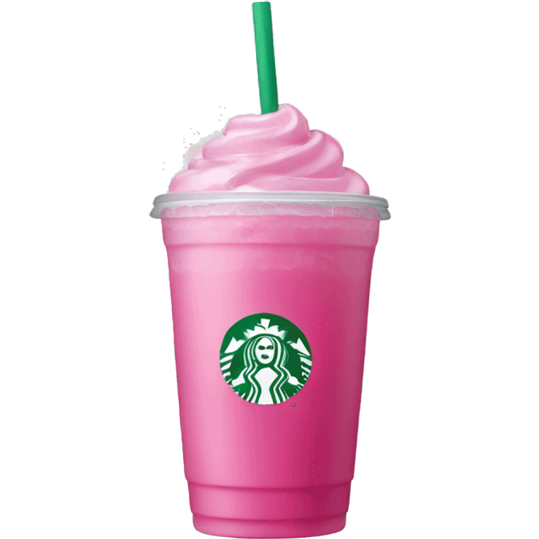 Pink drink Starbucks emoji