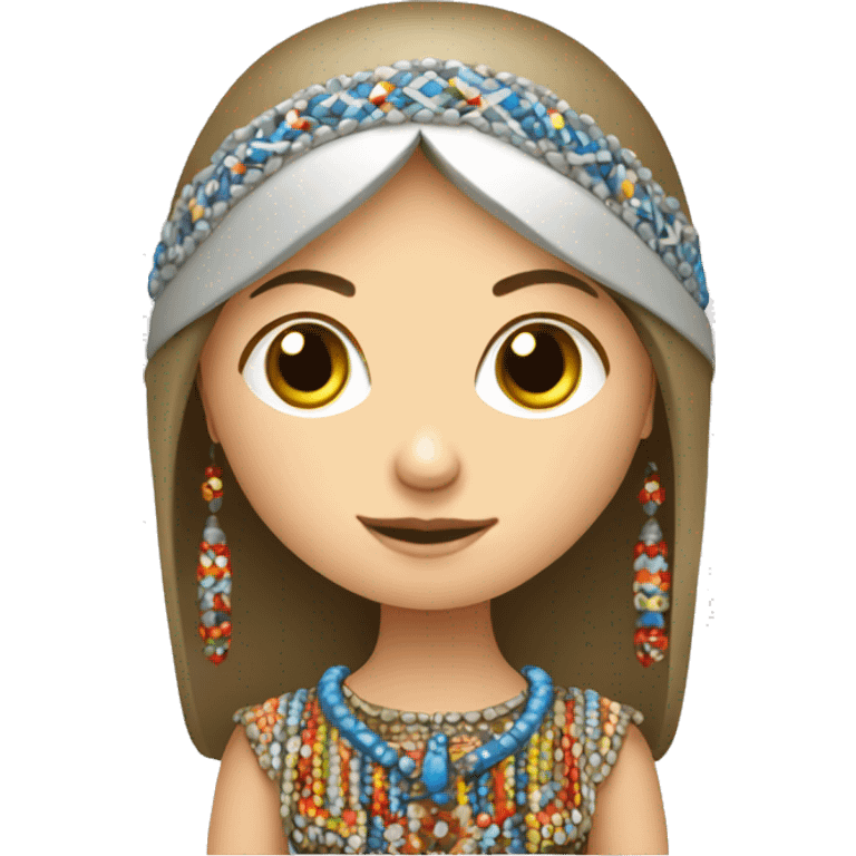 slavic Bead girl emoji