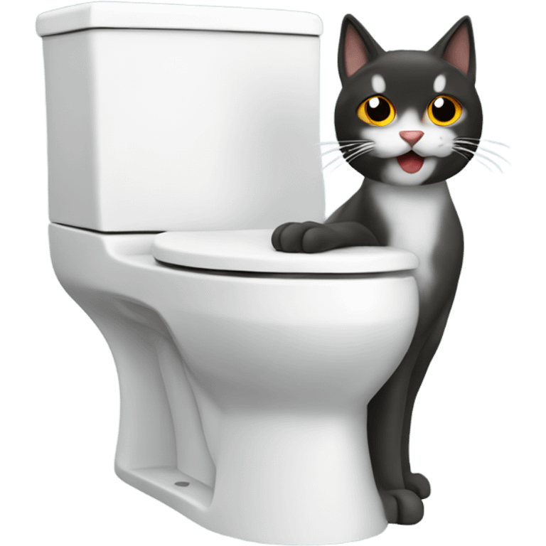 Skibidi toilet with One Cat emoji