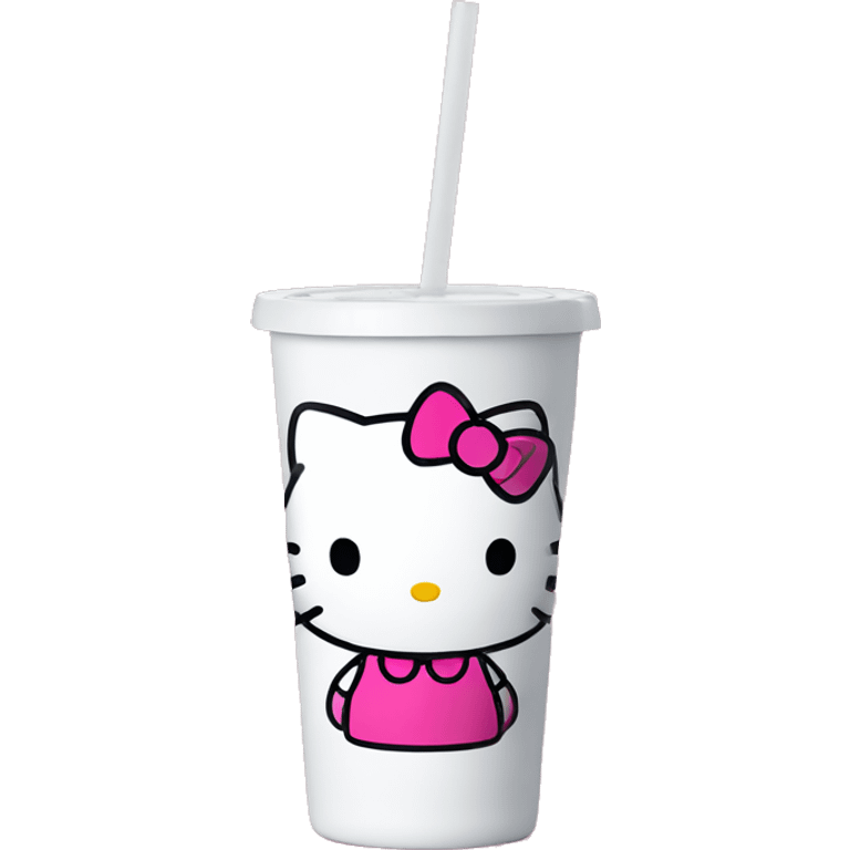 Hello kitty tumbler  emoji