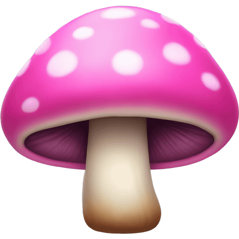 Pink mushroom  emoji