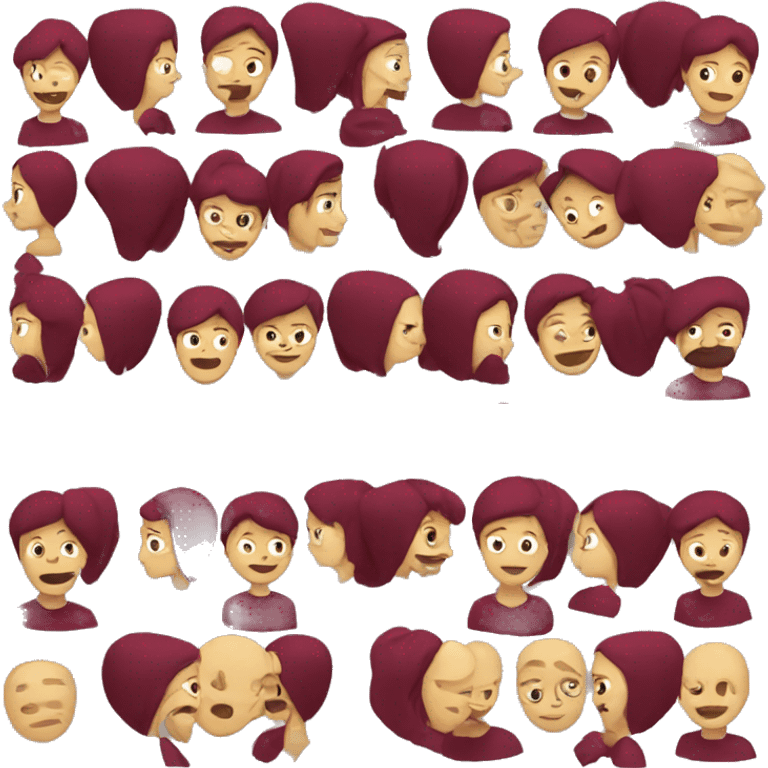 burgundy  emoji