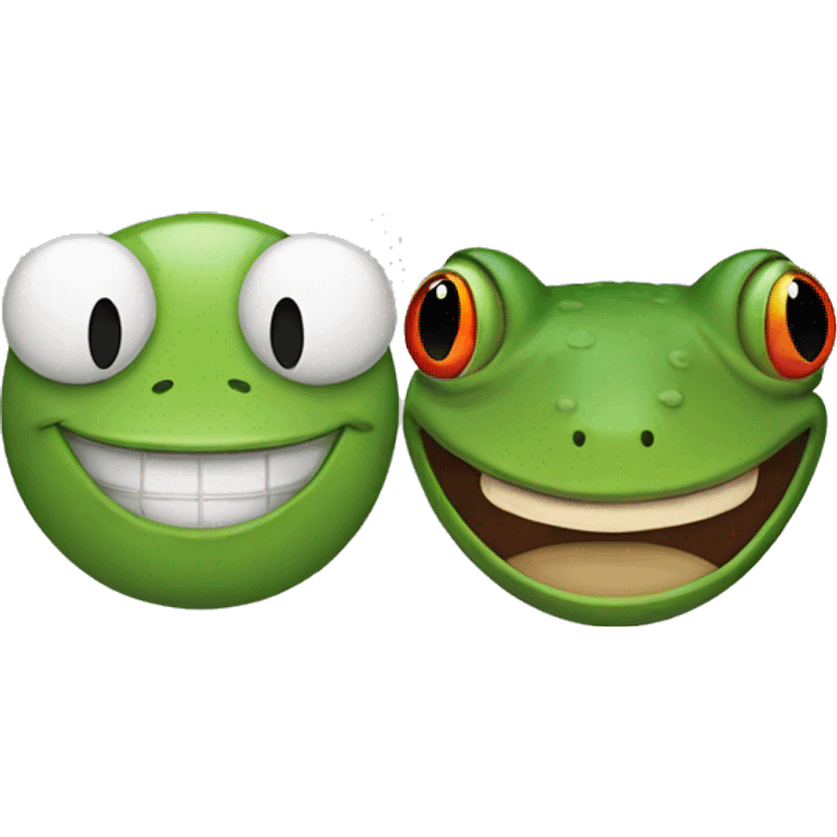 Joker and Frog emoji