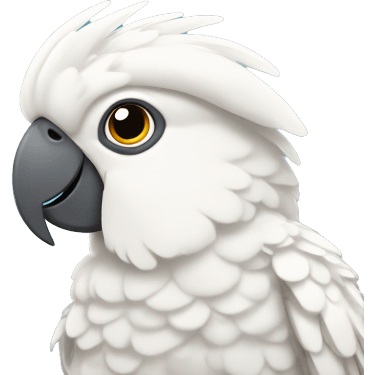 Happy cockatoo emoji