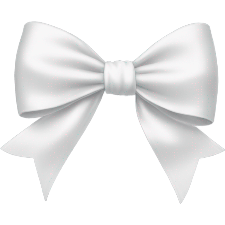 White bow emoji