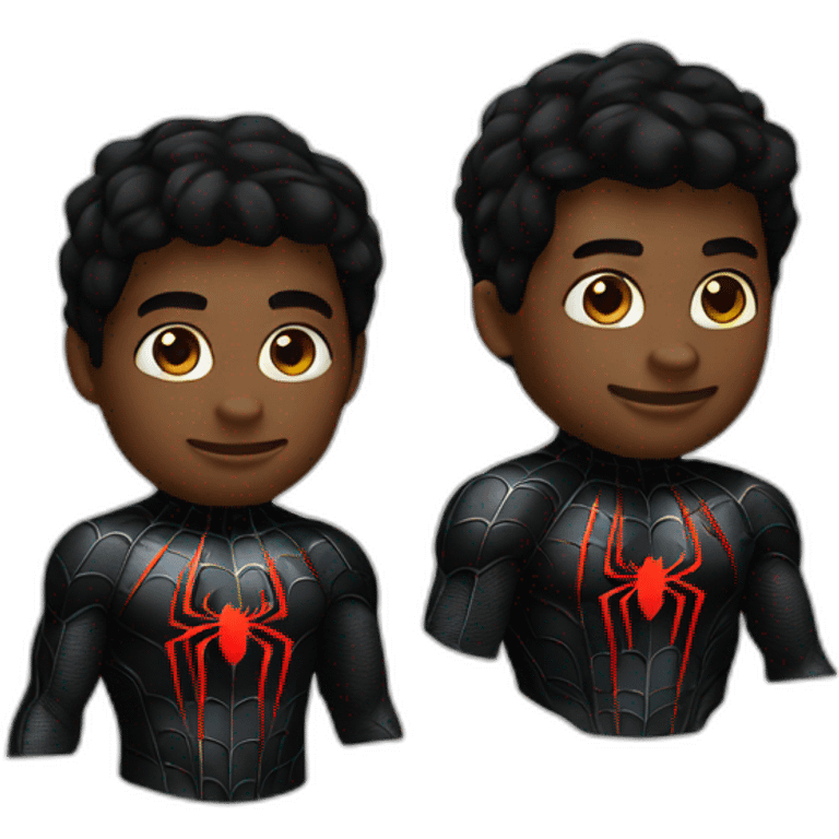 spiderman black suit emoji