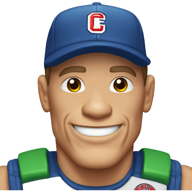 john cena wearing tee emoji