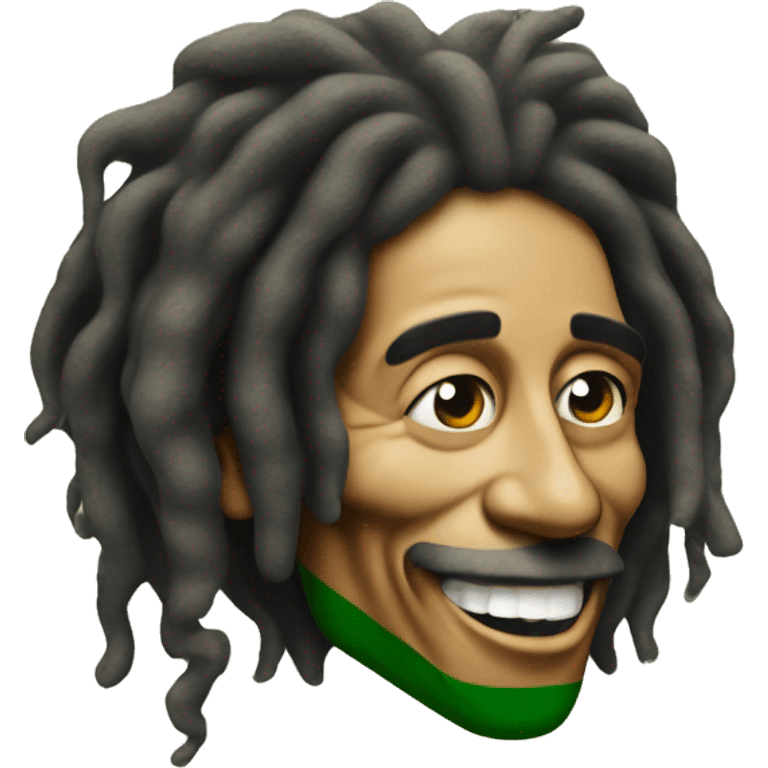 Bob marley smoke weed emoji