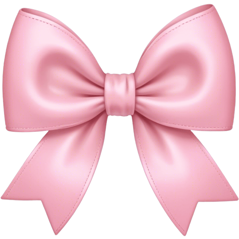 pastel pink bow emoji