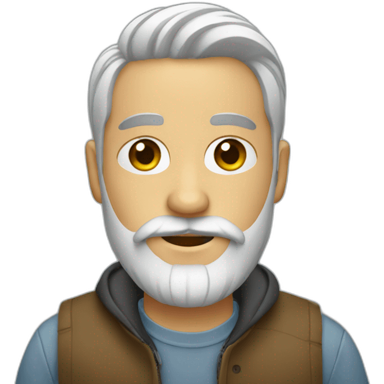 designer with beard emoji