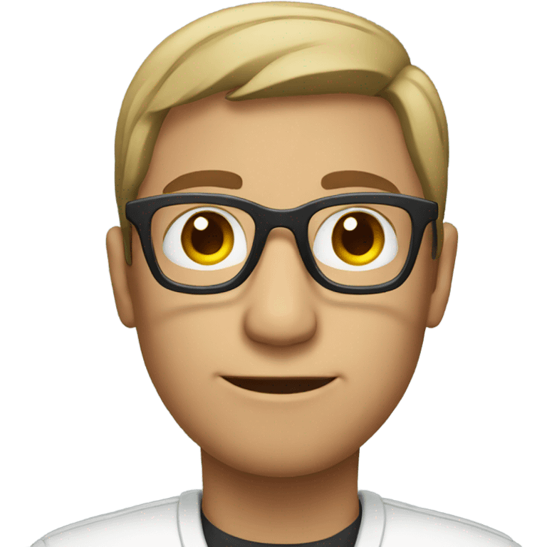 A person with glasses emoji