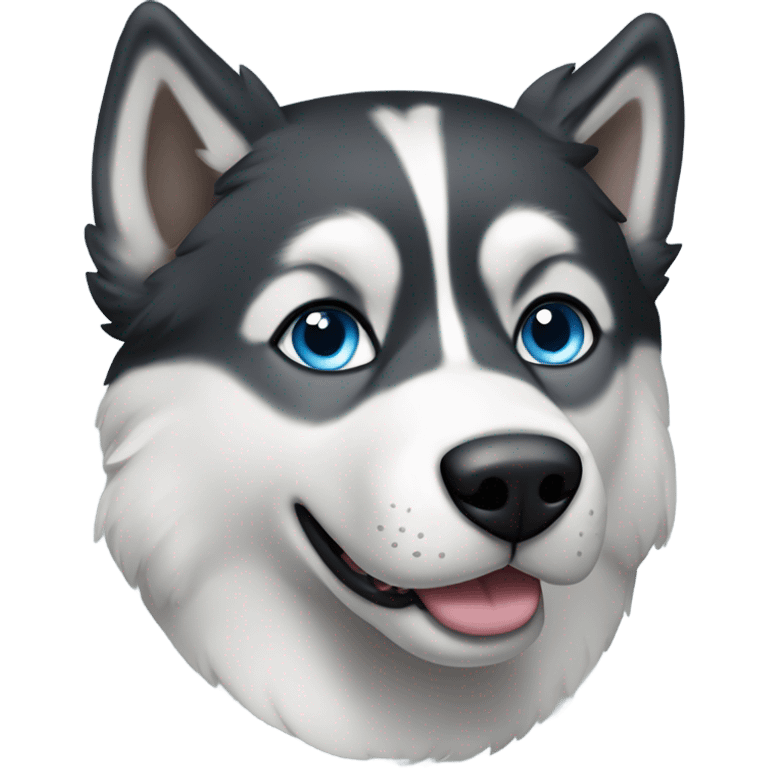 Husky mix emoji