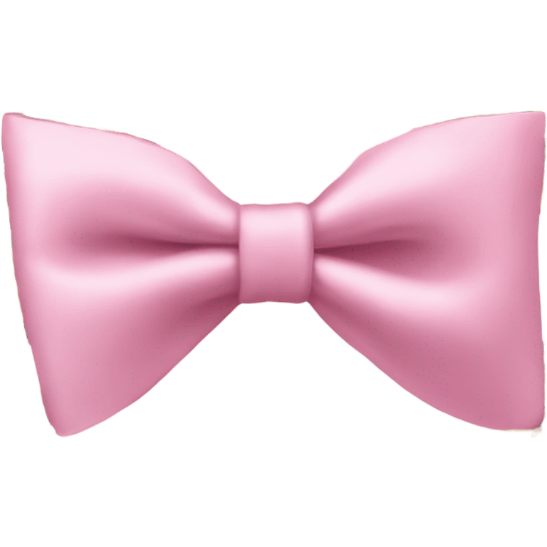 light pink bow on light pink bow with cheetah print emoji