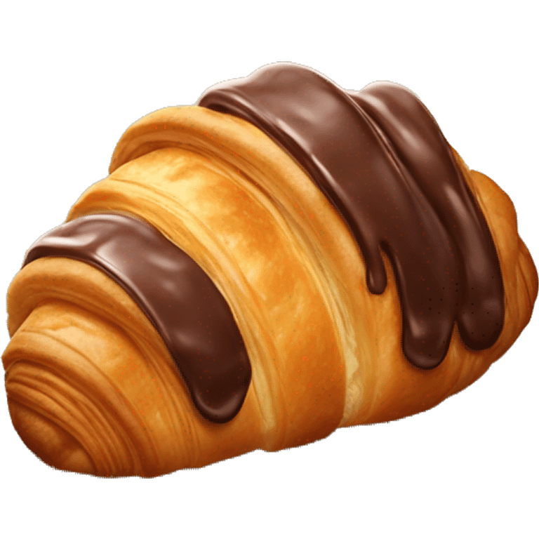 Chocolate croissant emoji