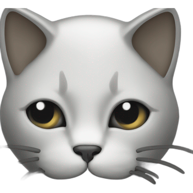 Matrix style cat emoji