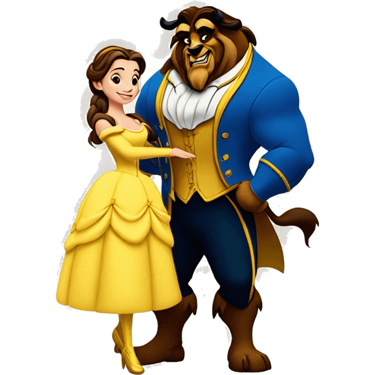 Beauty and the beast   emoji