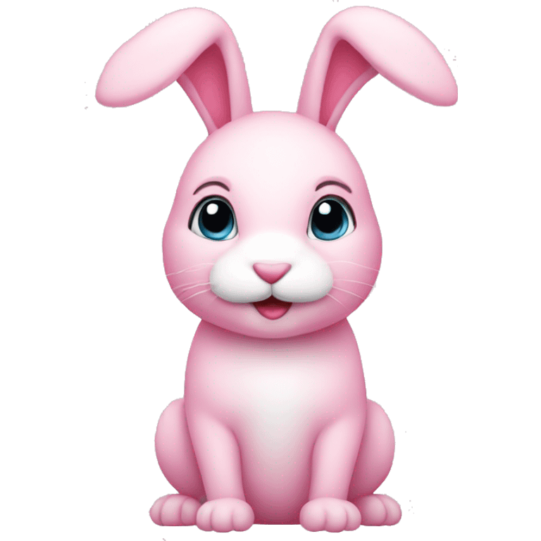 Bunny pink emoji