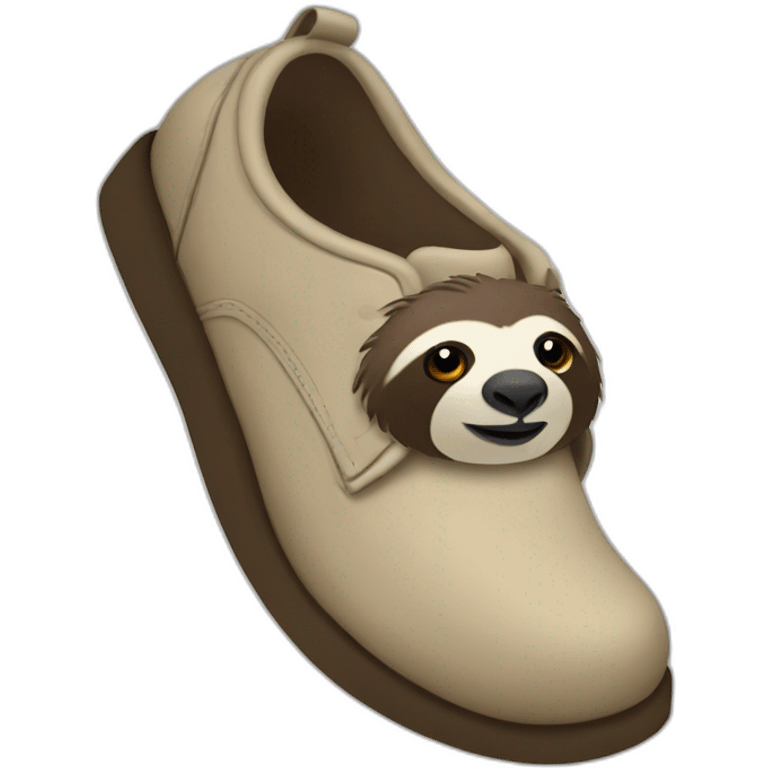 sloth shoe emoji