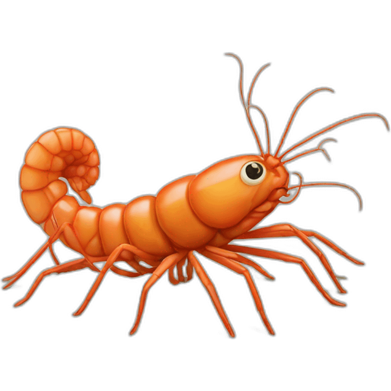 crevettes qui vole emoji