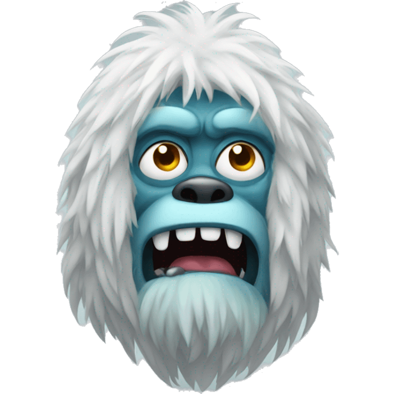 Sick yeti  emoji