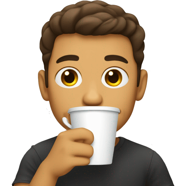 Me drinking coffee emoji