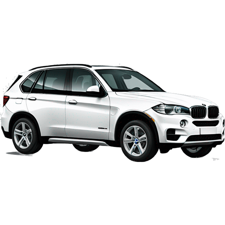 White BMW X5 emoji