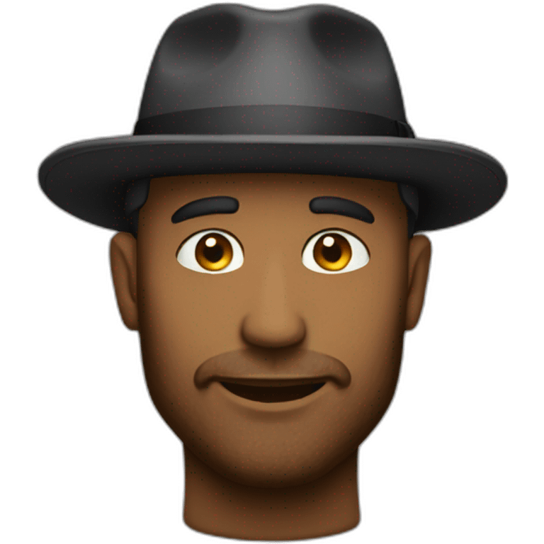 A hat men emoji