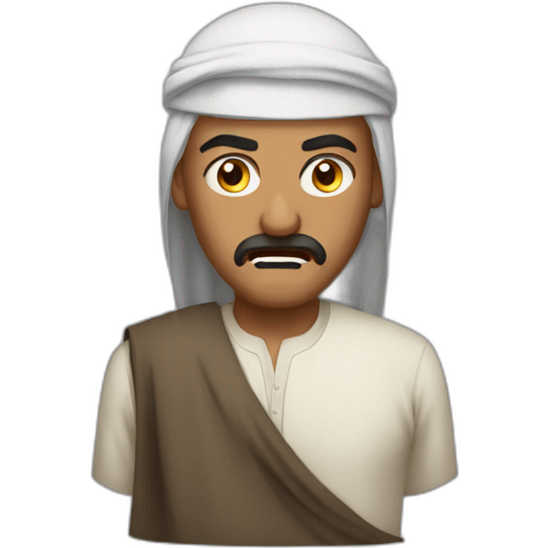 Arabian man angry emoji