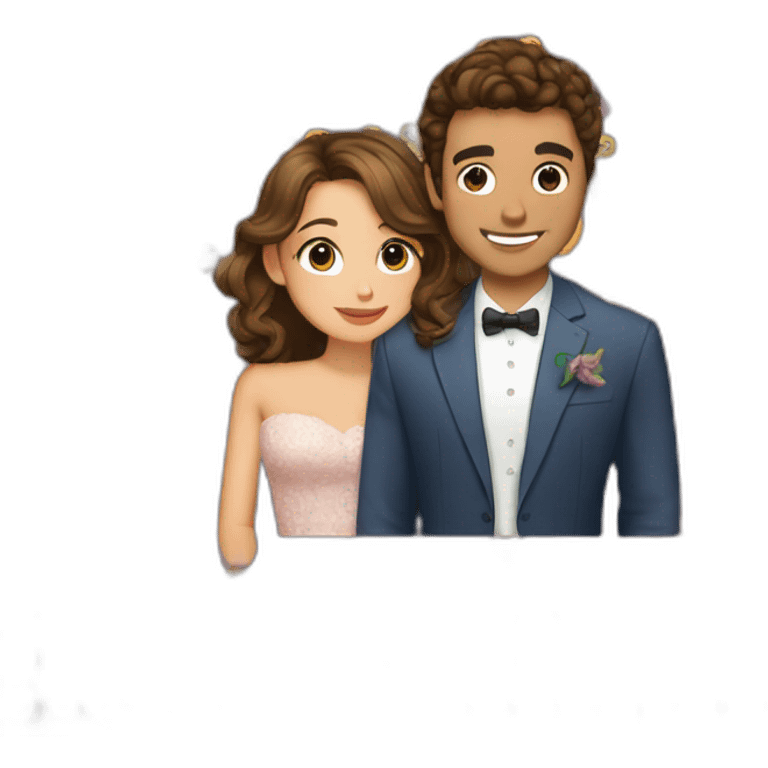 Lea and Moritz as a couple emoji