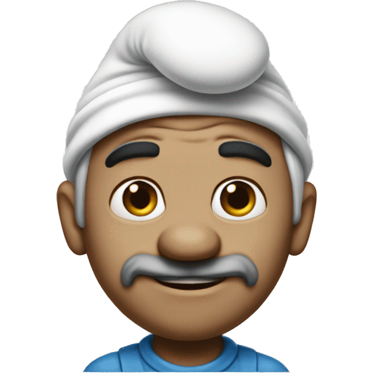 papa smurf emoji