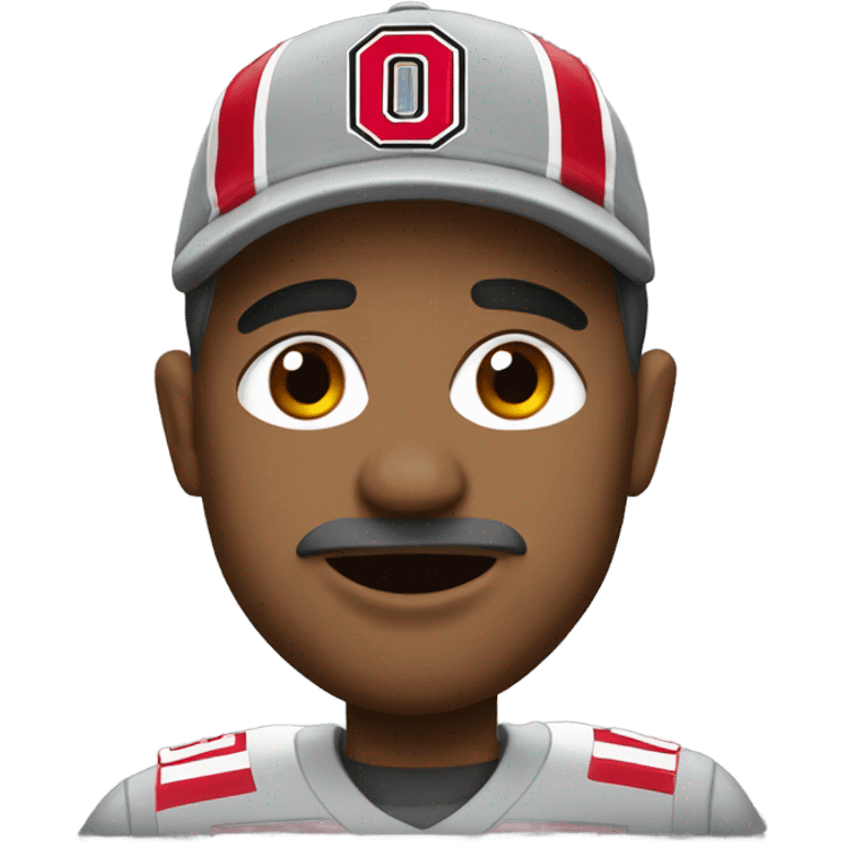 Ohio state fan emoji