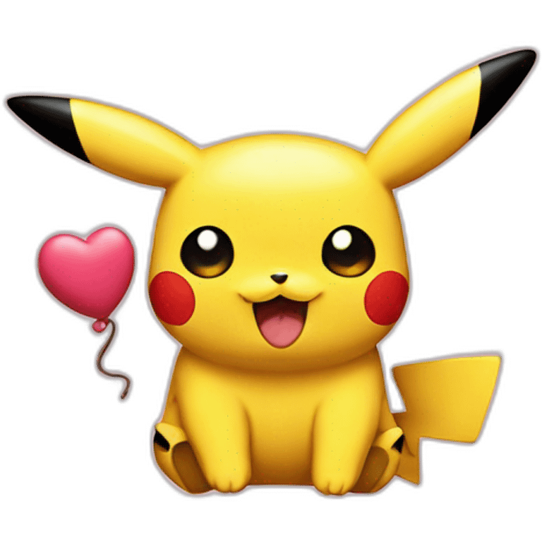 Pikachu and Hello Kitty emoji