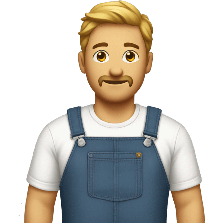 men's overalls, clothing item only, no person emoji