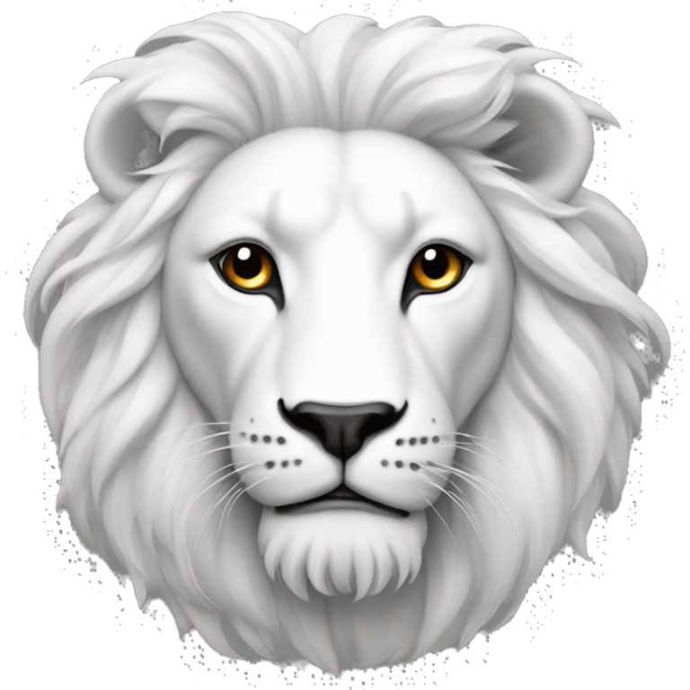 white leo zodiac symbol emoji