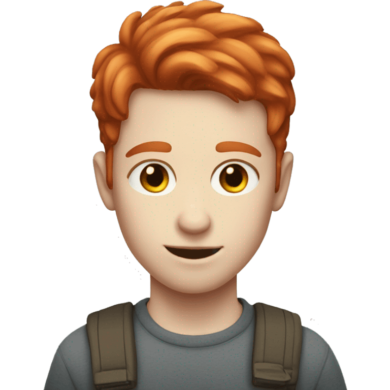 brother with short red hair and pale skin emoji